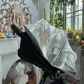 DUSHARKFUN Baby Mosquito Net Double Zipper Bassinet Stroller Cover White by Deal US