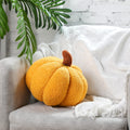 Queekay 2 Pcs Pumpkin Pillow Plush 11x9.5 Inch Fall Decor Ginger Cotton by Deal US