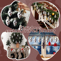 Simgoing 24 Pcs Cow Print Christmas Ornaments 3.15'' Rustic Western Decor by Deal US