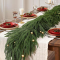 GDENZL 5FT Artificial Norfolk Pine Garland Green Faux Xmas Decor Size 5FT by Deal US
