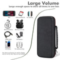 OSYROY Switch 2 Carrying Case 10 Game Slots Screen Protectors Hard Shell Black by Deal US