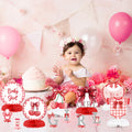 ArowlWesh Red Bow Baby Shower Honeycomb Centerpiece Table Decoration by Deal US