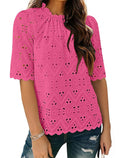 BETTE BOUTIK Womens Flowy Summer Tunic Top Bright Pink Size XL by Deal US