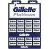 Gillette Platinum Double Edge Razor Blades - 20x5 Pack