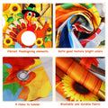 HiParty Thanksgiving Toss Game with 4 Bean Bags, Classic Fall Festival Design by Deal US