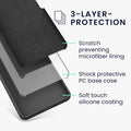 Slim TPU Silicone Case for iPhone 17 Pro Radiant Yellow Soft Touch Cover by Merch Section