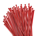 Aroono 500pcs 4in Red Nylon Zip Ties 40lb Strength UV Resistant by Deal US