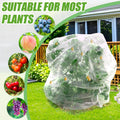 H.Romo Fruit Tree Netting 8x8ft Clear Garden Bird Pest Barrier 1 Pack by Deal US