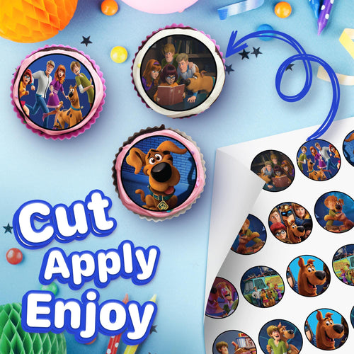 NATURAL BEHAVIOUR 30 Edible Cupcake Toppers Mystery Pup Dog Team Collection by Deal US