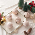 12 Pcs Pink Christmas Tree Ornaments Shatterproof Balls Holiday Decor by Deal US