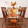 LULUXENIA Thanksgiving Table Runner Maple Leaves Pumpkin Fall Decor 13x72 Inch by Deal US