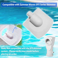ARU P58PP1955W05 Vacuum Plate Adapter for Summer Waves Polygroup Skimmer Pump by Deal US