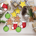 Soulchen 24 Pcs Gingerbread Man Christmas Tree Ornaments with Red Ropes by Deal US