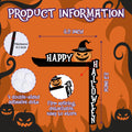 SIXEIGHT Halloween Pumpkin Witch Hat Door Corner Sign Decoration 8.5x6.9" by Deal US
