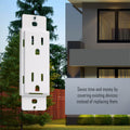 TayMac AD20W Paintable Duplex Adapter Plate White Plastic by Deal US