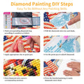 Miairivy God Bless The USA Diamond Art Kit DIY 5D Full Drill 12x16 inches by Deal US