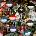 Rotatingpals 24pcs 2.4in Christmas Tree Ball Ornaments Lightning Color by Deal US