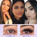 KLHYIT Wispy Lash Clusters 300PCS 10-22mm Mixed D C 30D-50D Eyelash Extensions by Deal US
