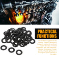 leechio 25 PCS Automotive Oil Drain Plug Gasket M14 Rubber Seal Black by Deal US