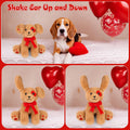 Prewplam Valentines Plush Love Dog Stuffed Animal Toy Brown 1 Inch by Deal US