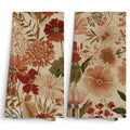 Sviojuce Vintage Fall Pumpkin Oak Leaf Kitchen Towels 16x24 Beige Set of 2 by Deal US