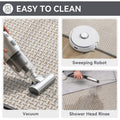 YDKGL Door Mat 17x30 Gray Indoor Dirt Resistant Non-Slip Rubber Backing by Deal US