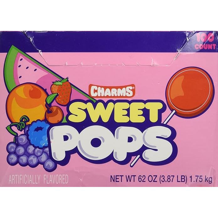 Charms Sweet Pops Assorted 100 Ct by Pasteur Pharmacy