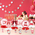 ArowlWesh Red Bow Baby Shower Honeycomb Centerpiece Table Decoration by Deal US