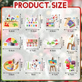 Threehoney 48Pc Wooden Christmas Ornaments Painting Tools Colorful 2.36-2.76in by Deal US