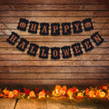 ERKOON Happy Halloween Banner Bunting Pumpkin Sign Wall Decor Party by Deal US