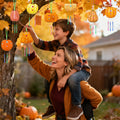 SRIZIAN Pumpkin Wind Chimes Kit DIY Wood Crafts Kids Autumn Party 8 Pack by Deal US
