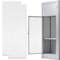 AUECOOME Magnetic Locker Wallpaper Sheet 12x36 Black Square 2pcs Pink Love by Deal US