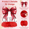 ArowlWesh Red Bow Baby Shower Honeycomb Centerpiece Table Decoration by Deal US