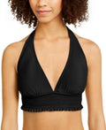 Tommy Hilfiger Deep V Neck UV Protection Halter Swimsuit Top, Size Medium by Vanessa Jane