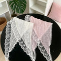 Shudyear Women Lace Head Scarf Bandana - 3 Pack Boho Floral Triangle Headband, Summer Beach Hair Accessories Headscarves for Women Girls