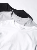 Lacoste Men's Essentials 3 Pack 100% Cotton Regular Fit Crew Neck T-Shirts by I-Max Fashions