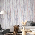 FANCYEASY Grey Grasscloth Peel & Stick Wallpaper 15.7x118in Rustic Vinyl by Deal US