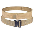 YouchingWld Belt V2 Adjustable Tactical Molle Belt Metal Buckle Khaki 36-46 by Deal US