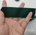 Tianying Velvet Ribbon Spool 10 Yards 1.5 Inch Dark Green Nylon by Deal US
