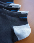 ASLU Athletic Compression Cushioned Ankle Socks Black 6 Pairs Size 6-9 by Deal US