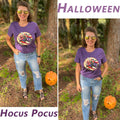Anbech Hocus Pocus Sanderson Sisters Graphic Tee Dark Purple Size S by Deal US