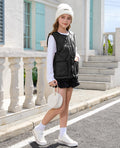 Balabala Kids Heated Puffer Vest Windproof Sleeveless Coat Black Size 13-14Y by Deal US