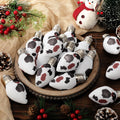 Simgoing 24 Pcs Cow Print Christmas Ornaments 3.15'' Rustic Western Decor by Deal US