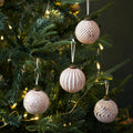 12 Pcs Pink Christmas Tree Ornaments Shatterproof Balls Holiday Decor by Deal US