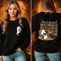 sidupili Halloween Sweatshirt Ghost Reading Books Pullover P4 Size M by Deal US