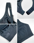 Luvrobes Women's Sports Bra Racerback Adjustable Straps Grey Size M by Deal US