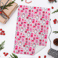 WDSFHYJK Coquette Christmas Santa Kitchen Towels Hot Pink 16x24 Inch by Deal US