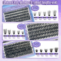 KLHYIT Wispy Lash Clusters 300PCS 10-22mm Mixed D C 30D-50D Eyelash Extensions by Deal US