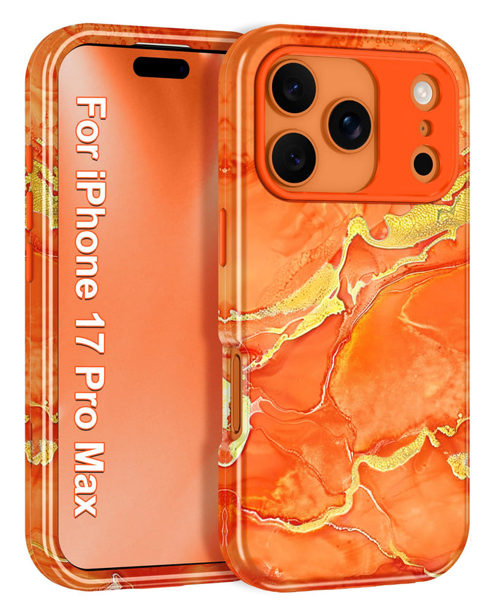 Iphone 17 Pro Max Case,Heavy Duty Full Body Shockproof Protection 3 In 1 Hybrid