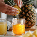 Jupiter Hobnail Vintage Drinking Glasses Set of 6 11.75oz Clear by Deal US